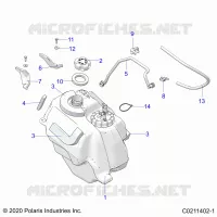 SERBATOIO DI CARBURANTE ASM.