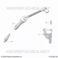 ELETTRICO, IGNITION COIL, WIRE AND SPARK PLUG
