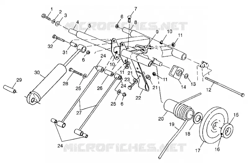 POSTERIORE COPPIA ARM 700 XCR 0985678(A) and EUROPEAN 700 XCR E985678 (4943114311B013)