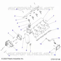 ASPIRAZIONE MANIFOLD, FUEL RAIL