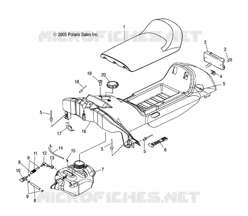 SEDE AND CARBURANTE TANK AND CONSOLE