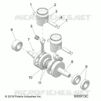 ENGINE, PISTONE & ALBERO MOTORE