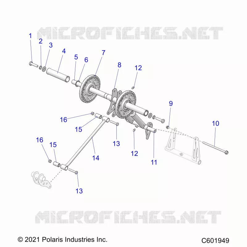SUSPENSION, POSTERIORE COPPIA ARM