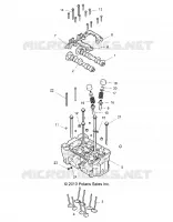 ENGINE, TESTA CILINDRO AND VALVES