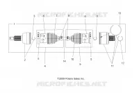 DRIVE TRAIN, DRIVE POSTERIORE ALBERO