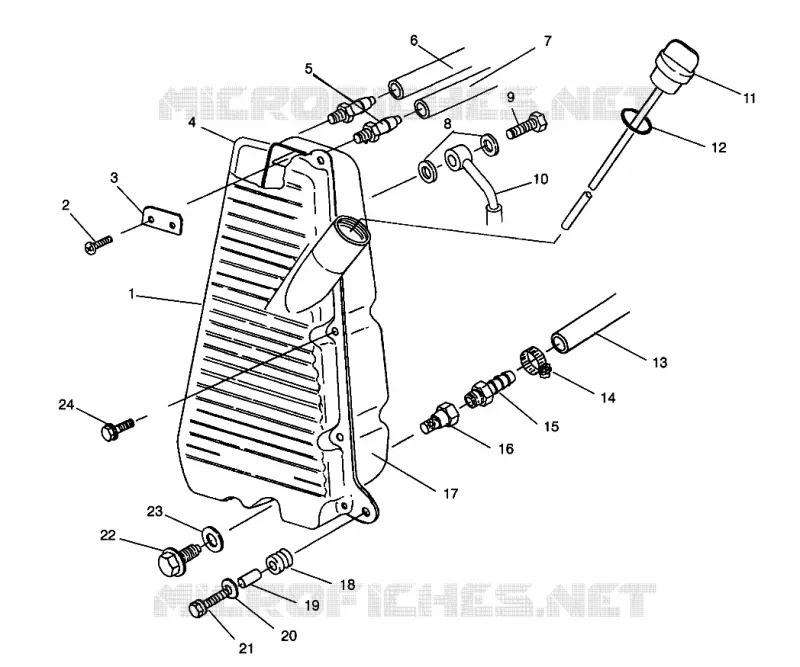 SERBATOIO OLIO ASSEMBLY Magnum 2x4 W957544 (4926852685A013)