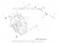TRASMISSIONE, GEARCASE MOUNTING, REAR