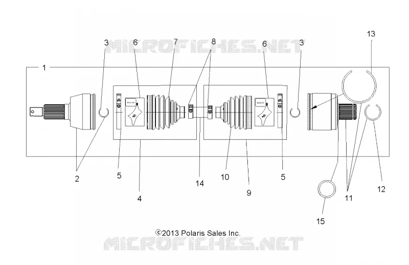 DRIVE TRAIN, DRIVE POSTERIORE ALBERO