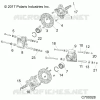 SUSPENSION, PORTAPACCHI POSTERIORE