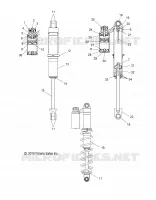 AMMORTIZZATORE POSTERIORE TRACK, LE TDS SERIES