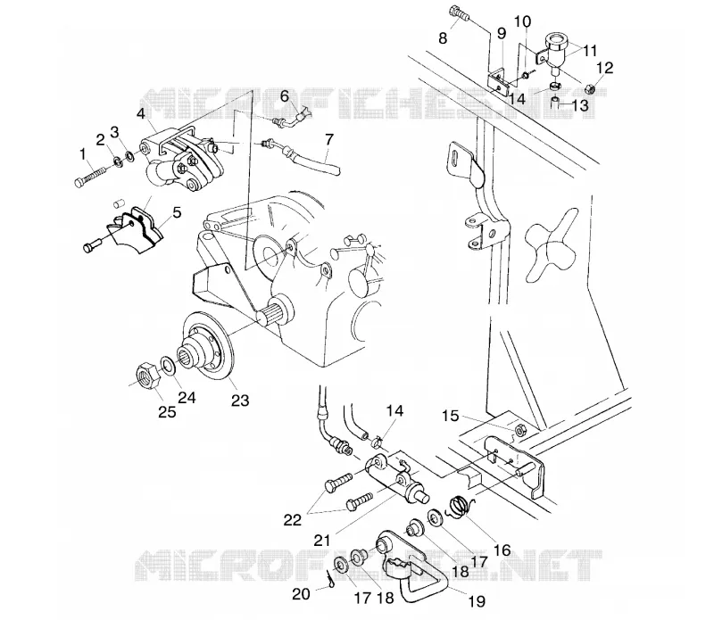 FRENO POSTERIORE/FOOT PEDAL