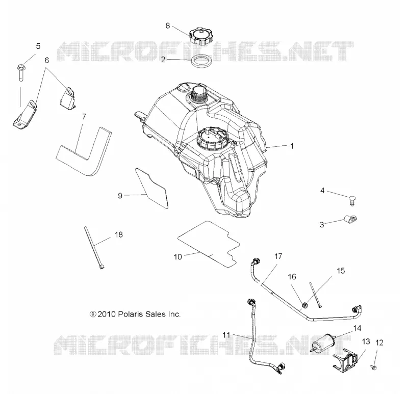 SERBATOIO DI CARBURANTE ASM.