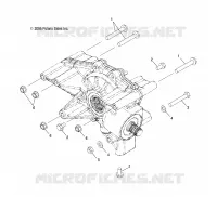 SCATOLA DEGLI INGRANAGGI, MOUNTING, REAR