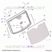 PARABREZZA, TIP OUT- R21RRZ99A9/AC/AP/AW/B9/BC/BP/BW (C701212)