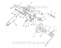 POSTERIORE COPPIA ARM 500 EFI / 0930674 and  500 EFI SKS / 0930574 (4922962296022A)
