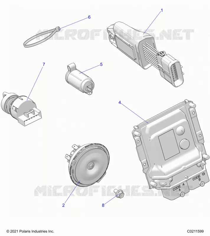 ELETTRICO, SWITCHES, HORN AND ECM