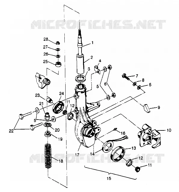 ANTERIORE MONTANTE MONTAGGIO 4x4 300 W958130 (4930183018B005)