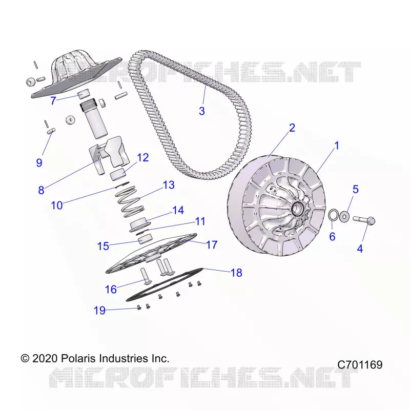 TRASMISSIONE, SECONDARY CLUTCH