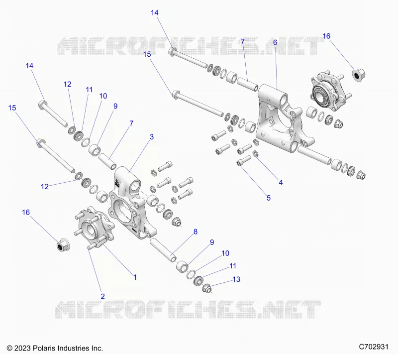SUSPENSION, PORTAPACCHI POSTERIORE