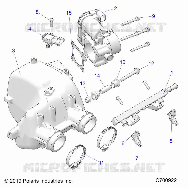 ENGINE, PRESA D'ARIA MANIFOLD