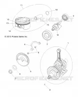 MOTORE, ALBERO MOTORE, PISTONE AND BALANCE SHAFT