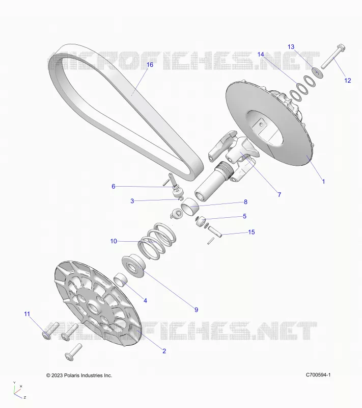 TRASMISSIONE, CLUTCH, SECONDARY