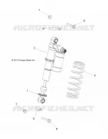 SUSPENSION, SHOCK ANTERIORE, MOUNTING