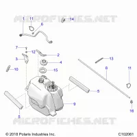 SISTEMA DI ALIMENTAZIONE CARBURANTE, FUEL TANK ASM.