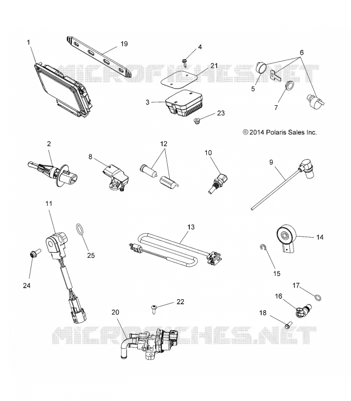 ELETTRICO, SWITCHES, SENSORS, ECU AND CONTROL MODULES