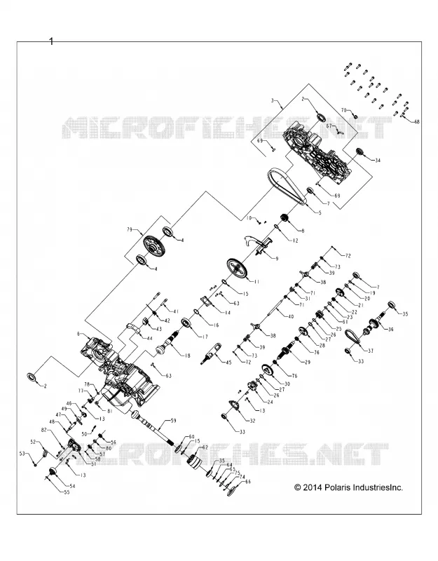 DRIVE TRAIN, PRINCIPALE SCATOLA INGRANAGGI