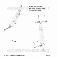 SUSPENSION, SHOCK MONTAGGIO, IFS