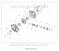TRASMISSIONE, REAR GEARCASE INTERNALS