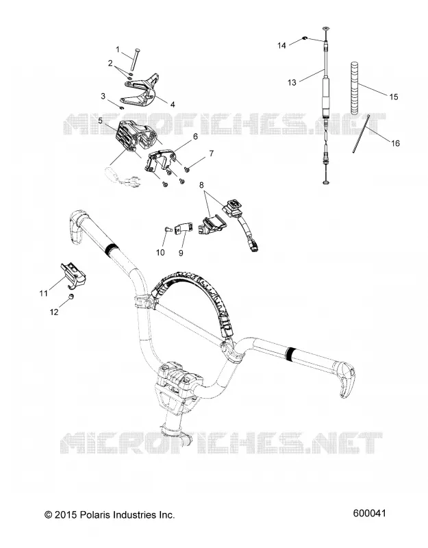 MOTORE, ACCELERATORE CONTROL ASM.