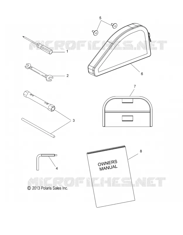 TOOLS, TOOL KIT AND MANUALE DEL PROPRIETARIO
