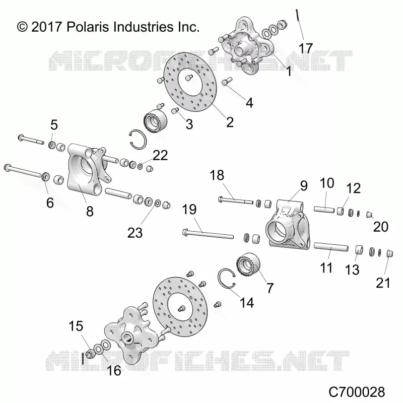 SUSPENSION, PORTAPACCHI POSTERIORE