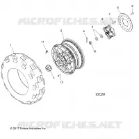 RUOTE, FRONT TIRE AND BRAKE DISC