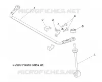 SUSPENSION, REAR BARRA DI STABILIZZAZIONE