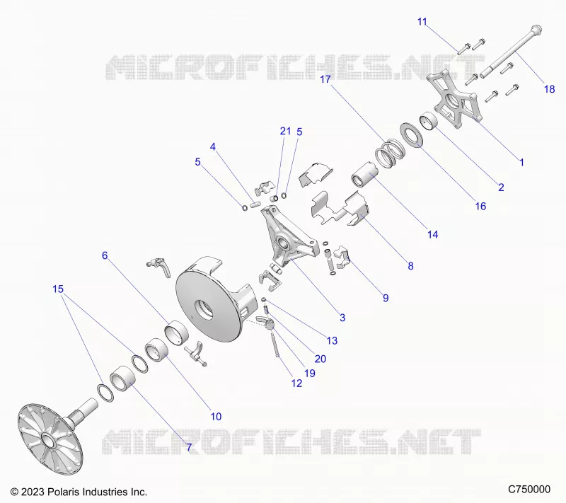 TRASMISSIONE, PRIMARY CLUTCH
