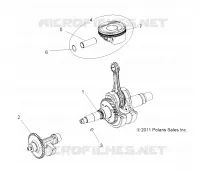 MOTORE, ALBERO MOTORE, PISTONE AND BALANCE SHAFT