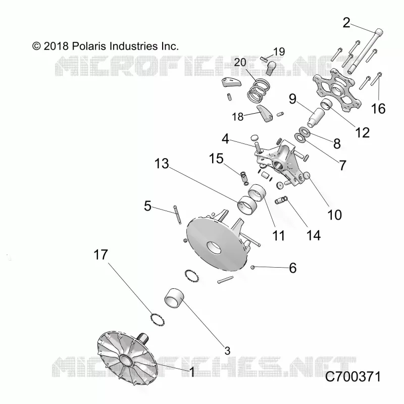TRASMISSIONE, PRIMARY CLUTCH