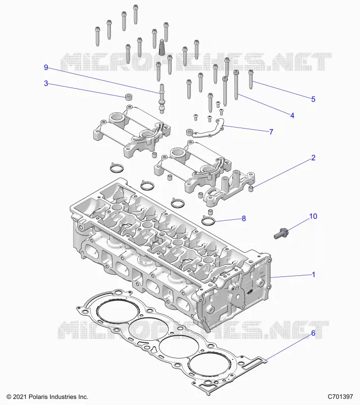 ENGINE, TESTA CILINDRO
