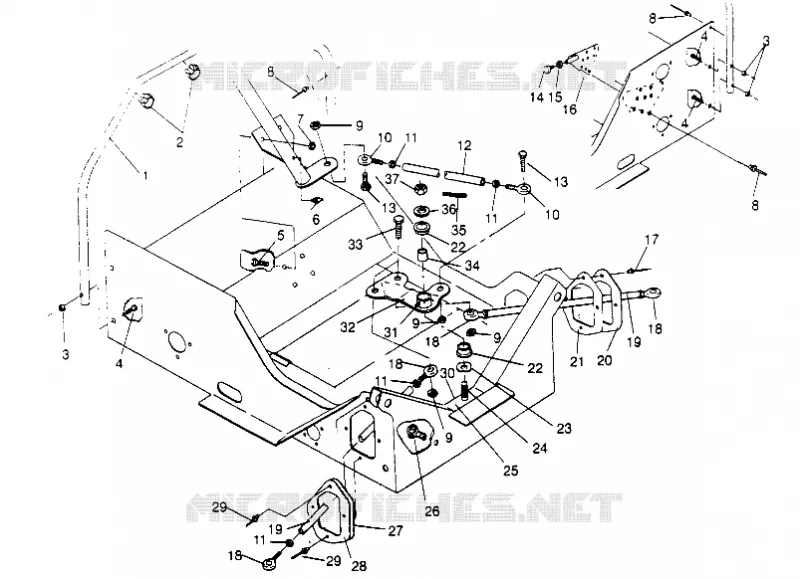 INSIEME DELLO STERZO 600 XCR 0951676 (4929132913B007)