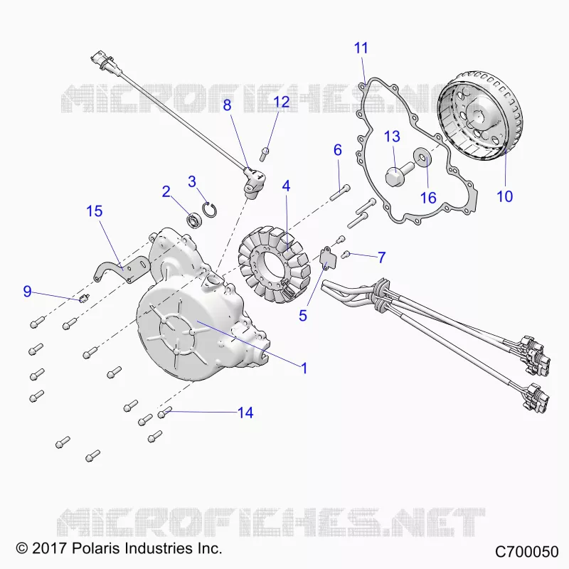 ENGINE, STATOR AND FLYRUOTA