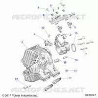 ENGINE, PRESA D'ARIA MANIFOLD