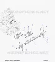 MOTORE, MOUNTING & LONG BLOCK