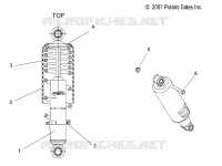 SUSPENSION, SHOCK, FRONT TRACK (7043048)