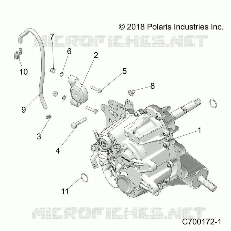 DRIVE TRAIN, MAIN SCATOLA INGRANAGGI MONTAGGIO