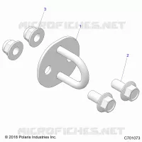 TELAIO, TOW HOOK -Z22NAS99CK (C701073)