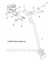 FRENOS, PEDAL and CILINDRO PRINCIPALE MOUNTING