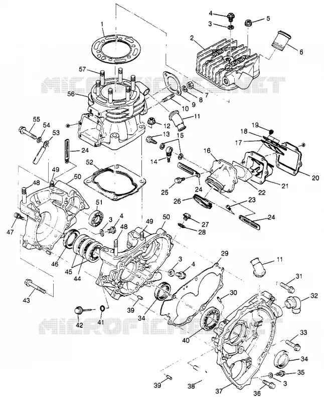 CARTER AND CILINDRO (SPORT) SPORT 400L W97BA38C (4940124012C011)